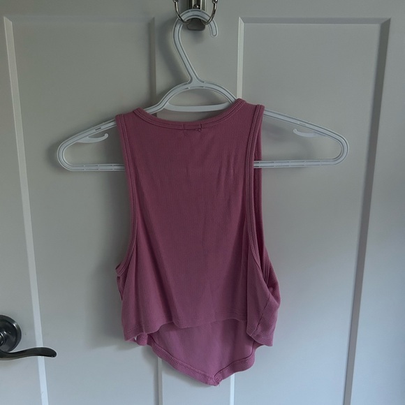 Garage Ribbed Bandana Tank Top - Pink - Picture 2 of 4